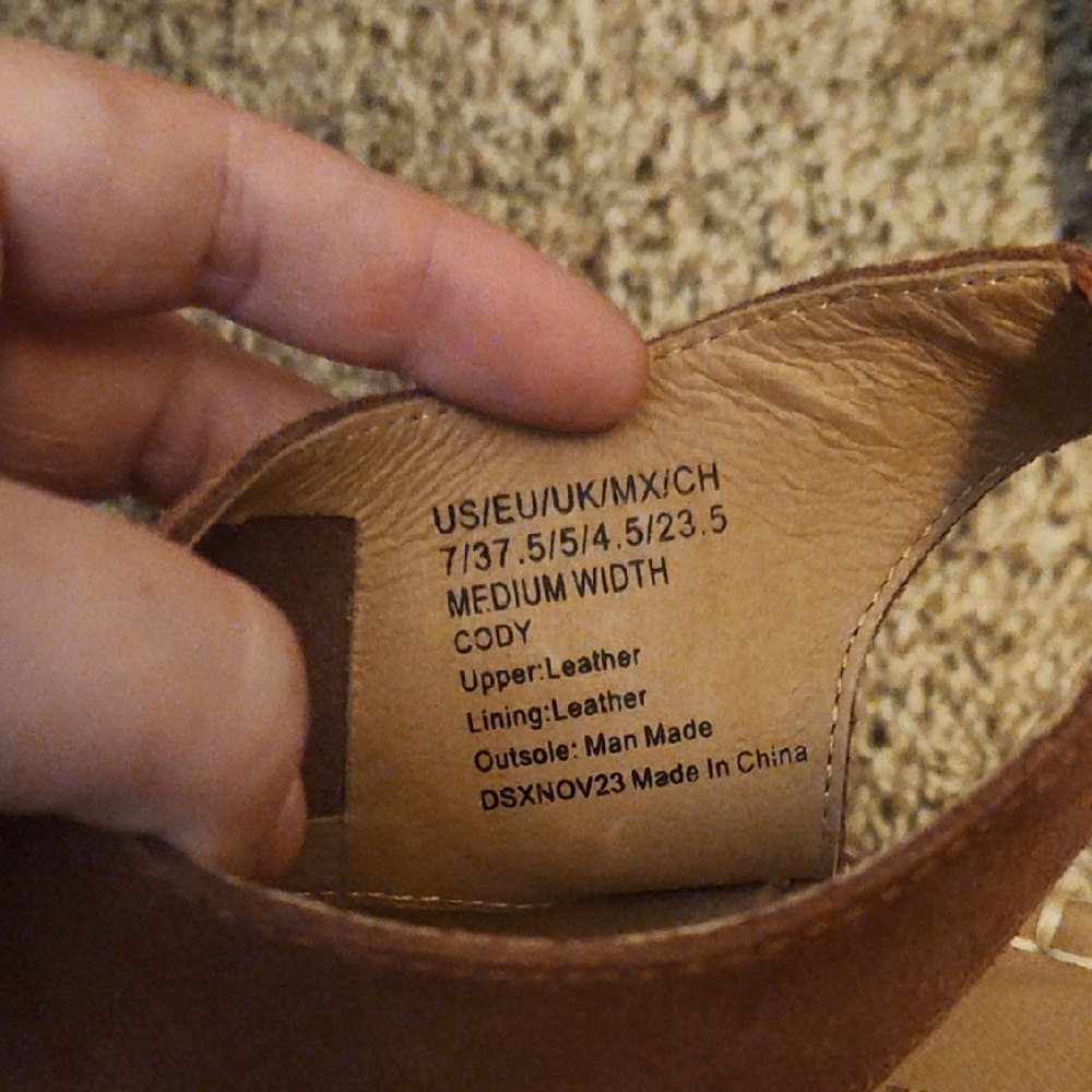Gentle Souls Brown Suede Wedge Sandals Casual - Picture 4 of 7